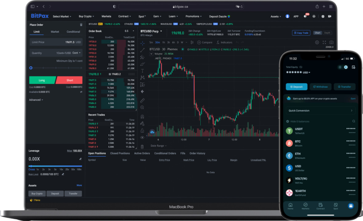 BitPax: Reliable Cryptocurrency Investment Tracking & Trading
