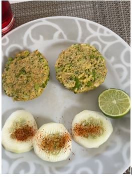 Tortitas de Quinoa y Brócoli